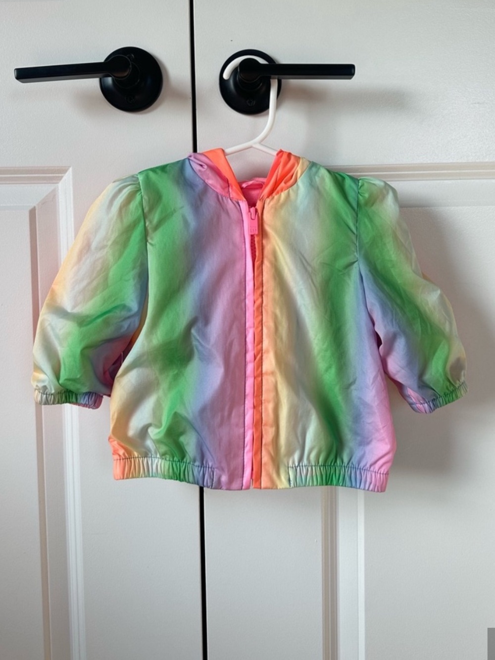 GAP Baby Vibrant Pastel Hooded Windbreaker Jacket 18-24 months NWT
